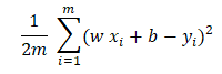 mean squared error