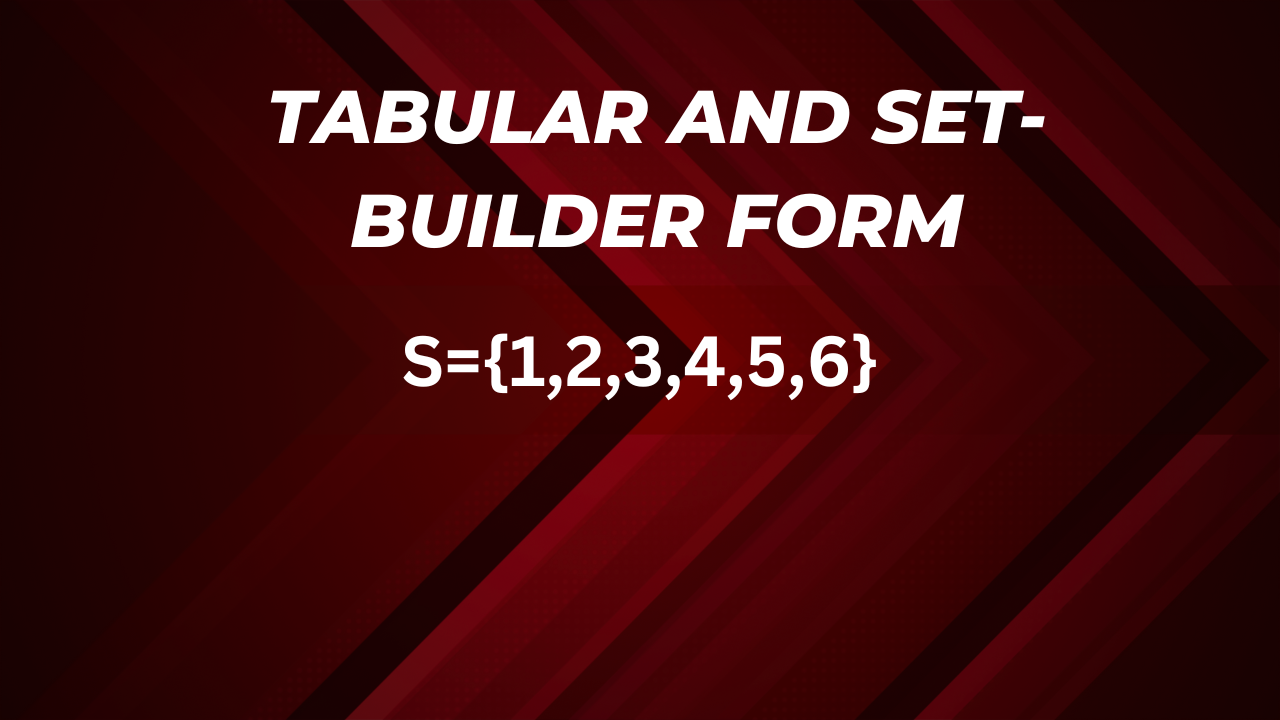 difference between set builder form and roster form