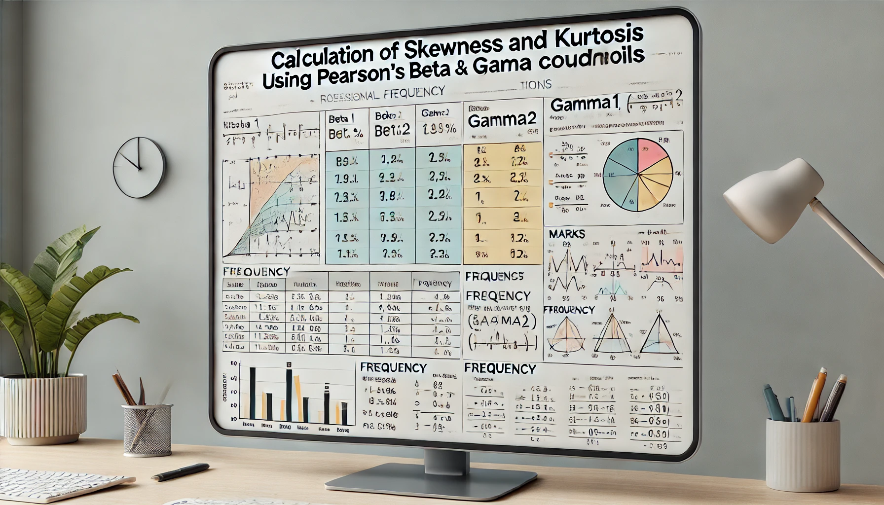 Calculation of Skewness and Kurtosis using Pearson's Beta and Gamma ...