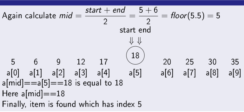 Binary Search in Python