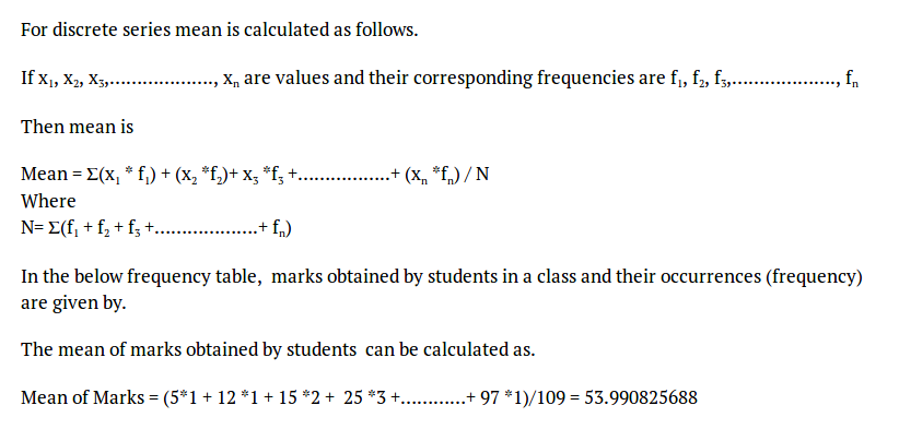 Measures Central Tendency