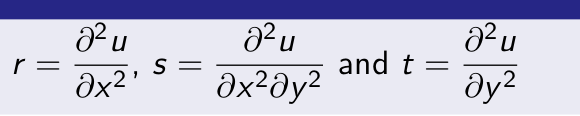 classification of second order partial differential equations